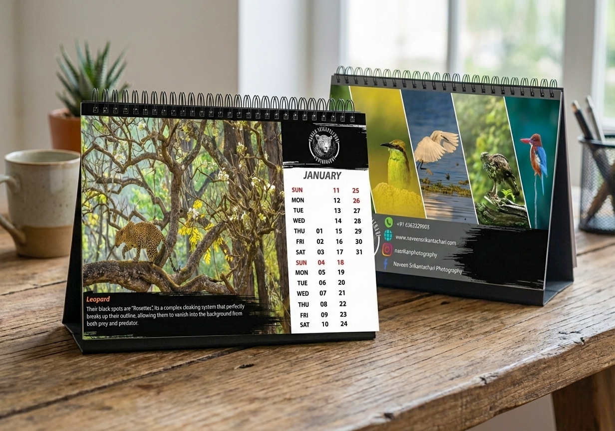 2026 Wildlife Desk Calendar